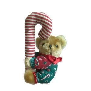 Gifco 1995 plush holiday bear door hanger